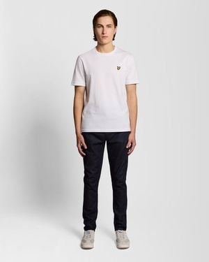 Lyle & Scott Slim Tapered Jeans - White