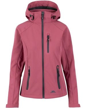 Trespass Ladies Bela Ii Waterproof Softshell Jacket (Rose Tone) - Pink