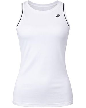 Asics Court Piping Tennis Vest - White