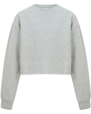 Miso Cropped Sweatshirt - Grey