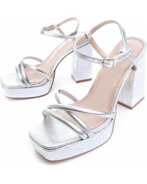 Montevita Heel Sandal Festsand10 - Metallic