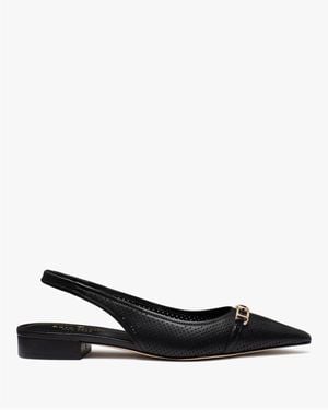 【Kate Spade】Hallie Smooth Leather Flat ◆国内発送◆ Hallie Smooth Leather Flat