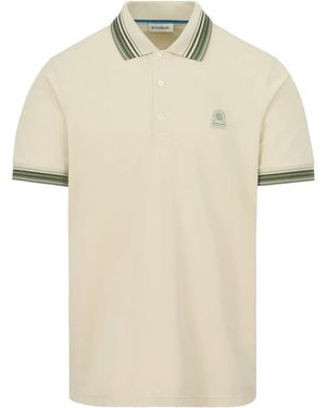 Sandbanks Gradient Rib Polo Stone - Natural