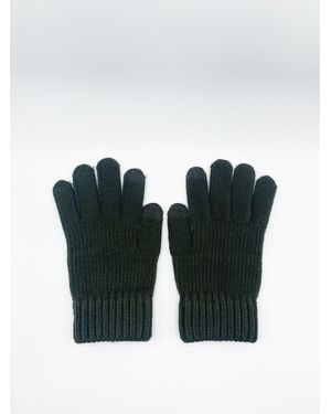 SVNX Ribbed Knitted Gloves - White