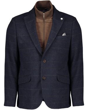 Guide London Checked Jacket - Blue