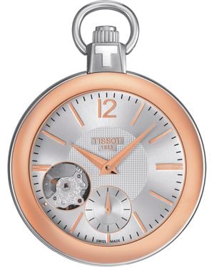 Tissot T-Pocket Skeleton Watch T8534052903701 - Metallic