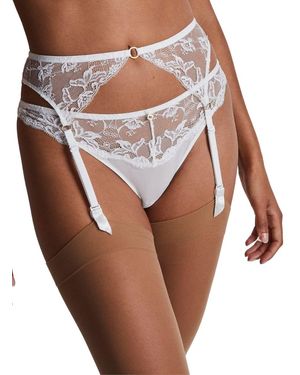 Aubade Kiss Of Love Suspender - Brown