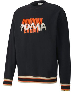 PUMA X Rdet Randomevent Long Sleeve Crew Neck Jumpers 596663 01 Cotton - Blue