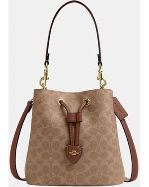 COACH Rowan Bucket Bag - Brown