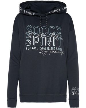 SOCCX Kapuzensweatshirt - Blauw