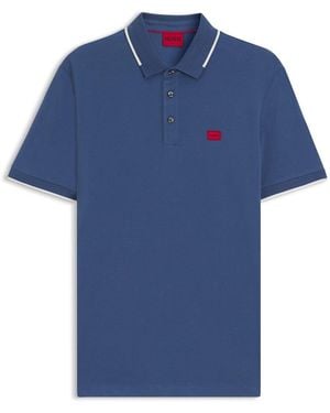 HUGO Short Sleeve Polo Shirt - Blue