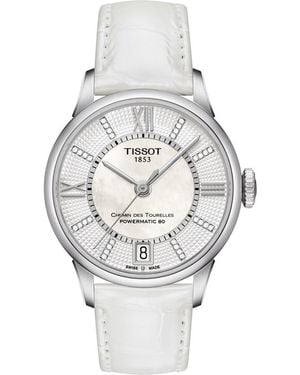 Tissot Chemin Des Tourelles Watch T0992071611600 Leather (Archived) - Metallic