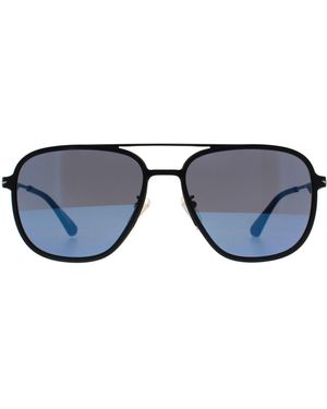 Police Aviator Rose And Matte Smoke Mirror Spll78 Champ Lite 1 Metal - Black