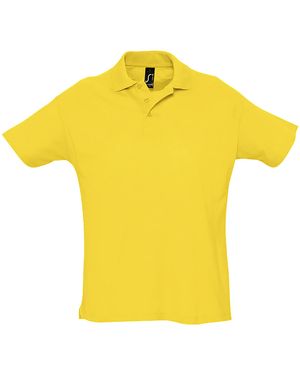 Sol's Summer Ii Pique Short Sleeve Polo Shirt - Yellow