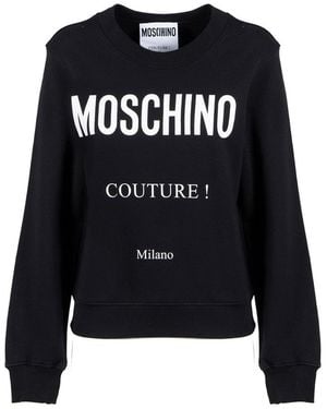 Moschino Couture Milano Jumper Cotton - Black