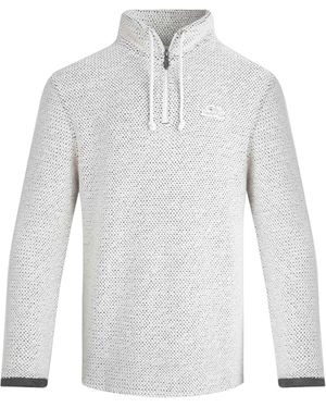 Weird Fish Cruiser Macaroni Quarter Zip Pullover () - White