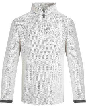 Weird Fish Cruiser Macaroni Quarter Zip Pullover - White
