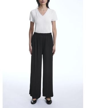 James Lakeland Pleated Trousers - Black