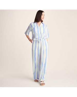 TOG24 Christina Wide Leg Lightweight Trousers - Blue