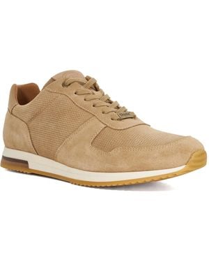 Dune Trilogy Lace-Up Runner Trainers - Natural