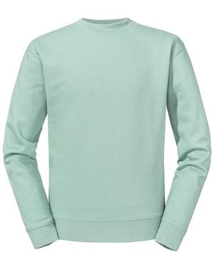 Russell Authentic Plain Sweatshirt (Eucalyptus) - Green