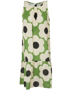 Regatta Ladies Orla Kiely Sixties Daisy Sleeveless Summer Dress - Green
