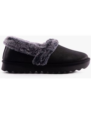 Skechers 169027/Blk Cosy Up Slippers - Black