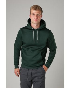 Tokyo Laundry Brushed Back Fleece Drawcord Hoody - Green