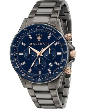 Maserati Horloge R8873640001 Stainless Steel - Blue