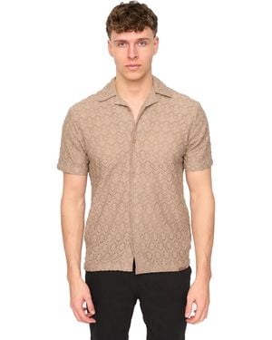Duck and Cover Foxborough Shirt - Natural