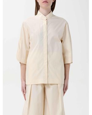 Colmar Katoenen Poplin Shirt Met Mandarin Kraag - Naturel