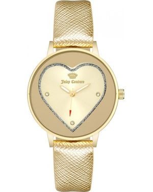 Juicy Couture Jc1234Gpgd Ladies Watch - Metallic