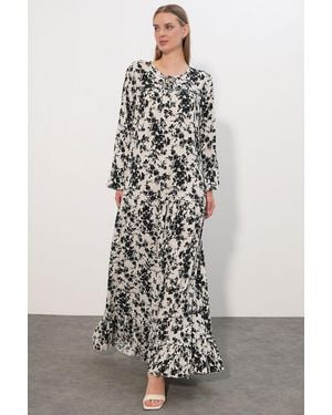 Bigdart Viscose Maxi Dress - White