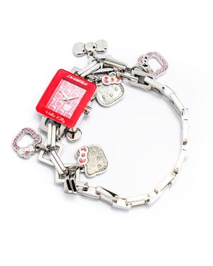 Chronotech Hello Kitty Charms Bracelet Horloge - Metallic