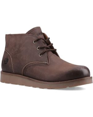 Sperry Top-Sider Portland Leren Bruine Enkellaarzen