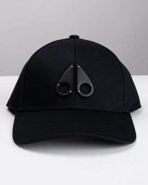 Moose Knuckles Front Logo Icon Cap - Black