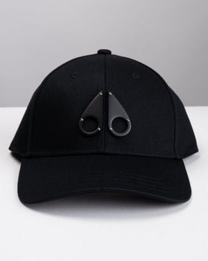 Moose Knuckles Front Logo Icon Cap - Black