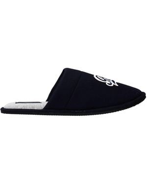 Ralph Lauren Summit Scuff Slippers - Blue