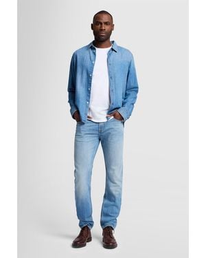 7 For All Mankind Jeans The Straight Fit - Blue