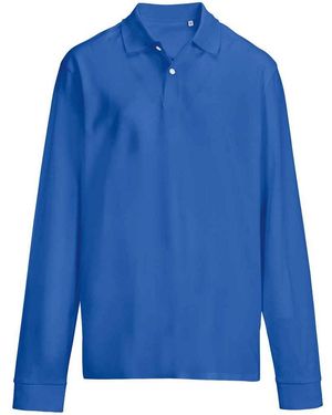Sol's Adult Pique Long-Sleeved Polo Shirt (Royal) - Blue