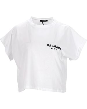 Balmain Crop Top - White