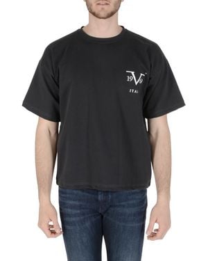 Versace 19.69 Abbigliamento Sportivo 19V69 T-Shirt Azir Fabric - Black