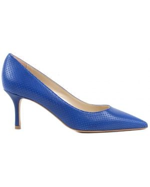 Versace 19.69 Abbigliamento Sportivo 19V69 Pump Dec65 Traf Blu Leather - Blue
