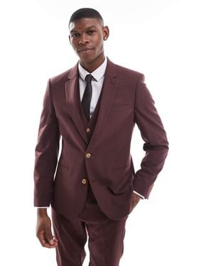 ASOS Skinny Suit Jacket - Purple