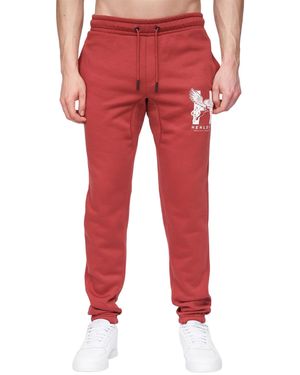 Henleys Curveball Jogging Bottoms (Deep) - Red
