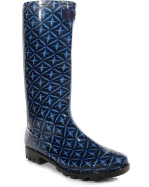 Regatta Lady Wenlock Wellington Boots With Lug Sole - Blue