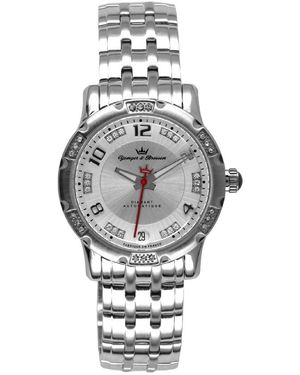 Yonger & Bresson Dial Stainless Steel Watch - Grey