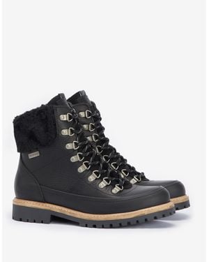 Barbour Woodside Hiker Boots - Black