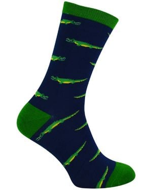 Mr Heron 1 Pack Novelty Animal Pattern Bamboo Socks - Green