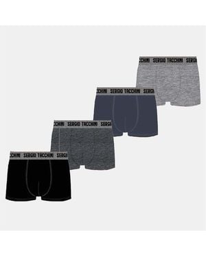 Sergio Tacchini 4 Pack Plain Design Boxer Brief - White